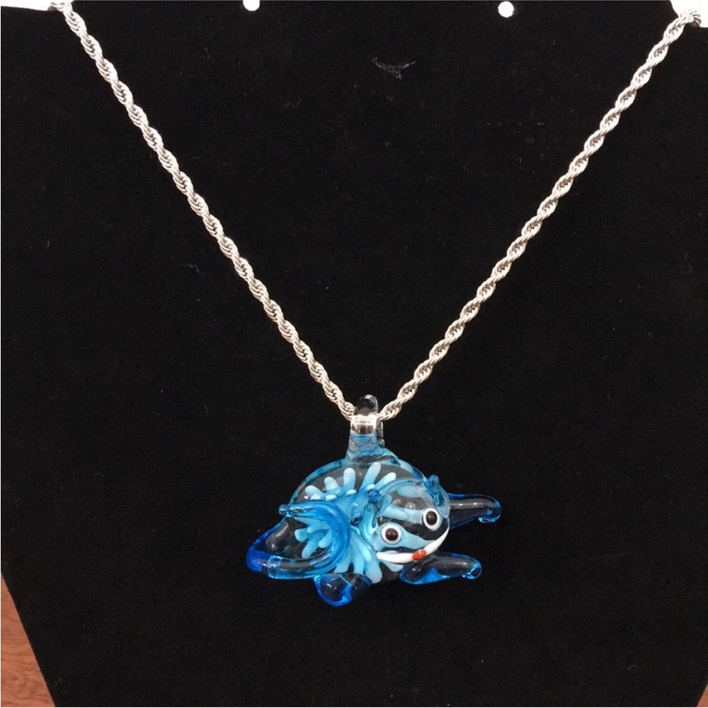 New glass cat on chain!